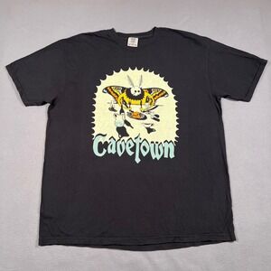 Cavetown Moth Dinner T Shirt‎ Mens 2XL Black Graphic